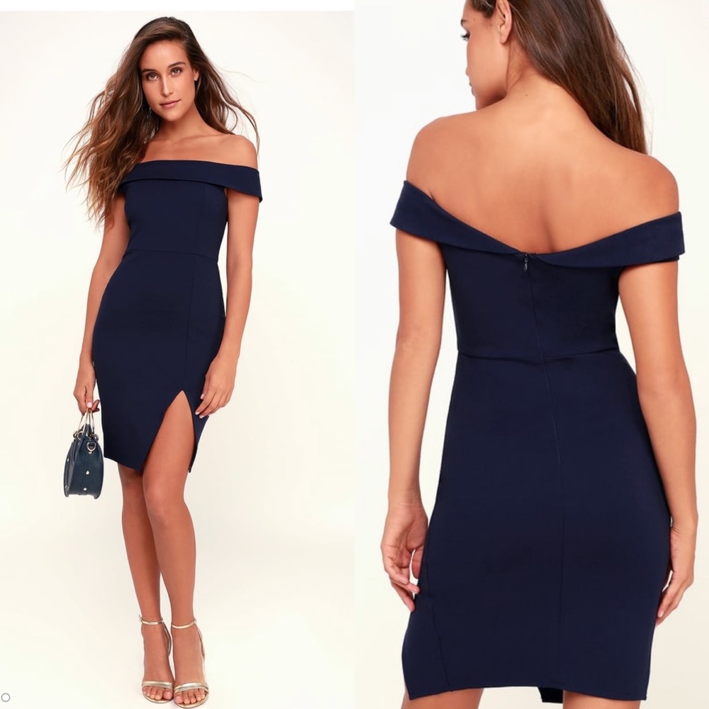 Lulu’s off the shoulder dress